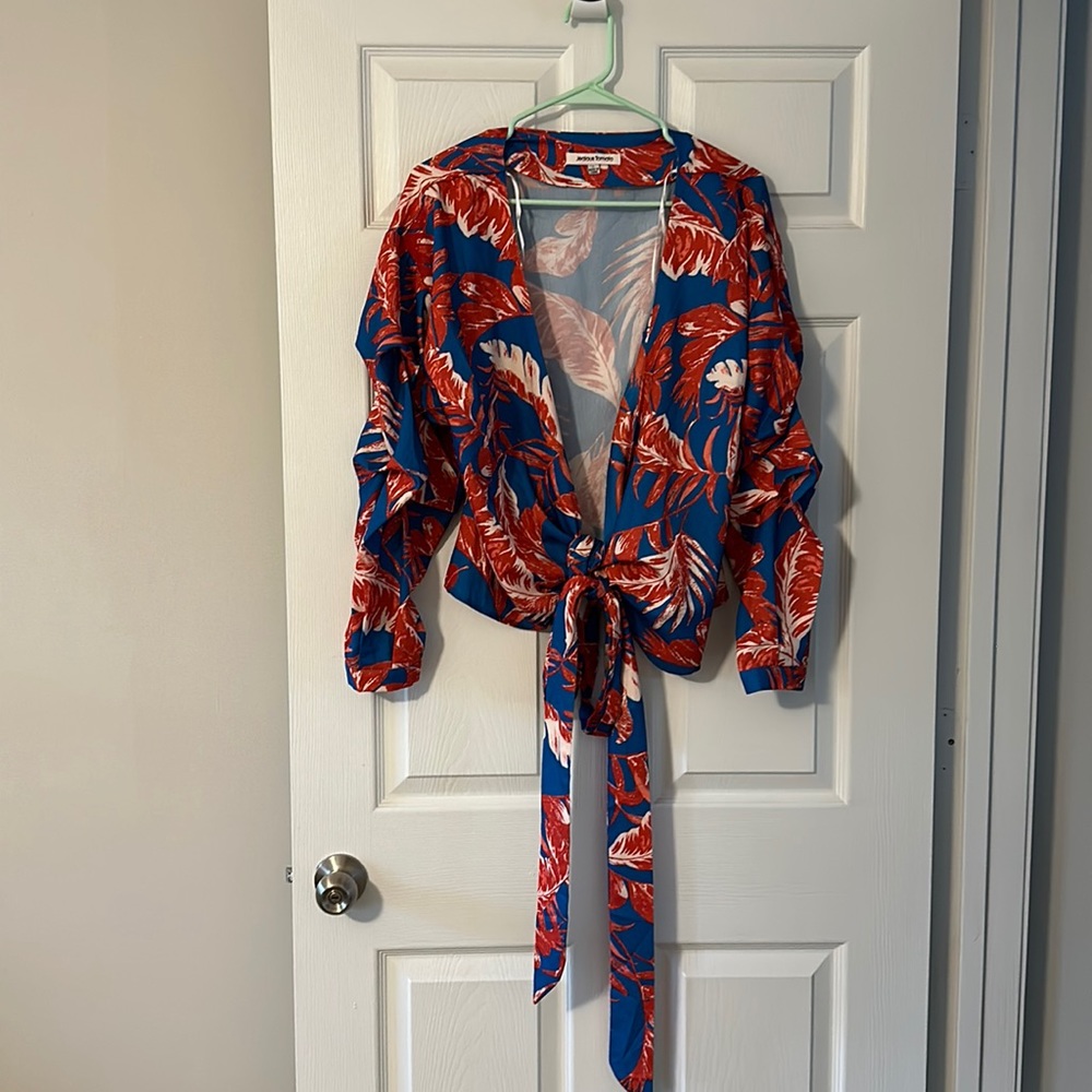 Tropical Wrap Shirt
